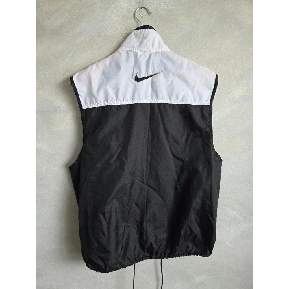 Nike VTG White Tag  Black and White Lightweight Vest Mens M